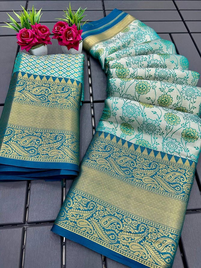 Aab Four Handloom Heavy Kanchipuram Silk Sarees Catalog